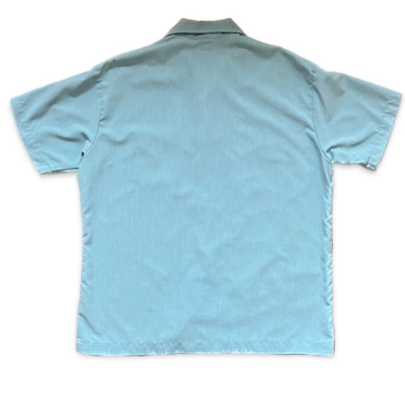 Men’s Button Down Retro Bowling Shirt Sz Large - Picture 2 of 5